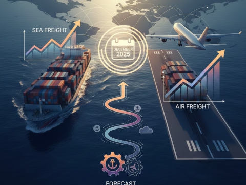 Tình hình Cước Vận tải Biển và Hàng không: Dự báo và Khuyến nghị cho Tháng 12/2025